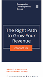 Mobile Screenshot of conversiondevelopmentgroup.com